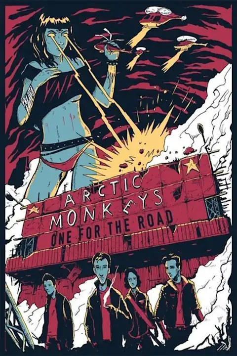 Vintažinis Arctic Monkeys (6) koncerto plakatas – vintažinis koncerto plakatas | Framein
