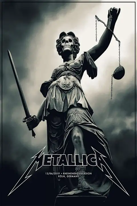 Vintažinis Metallica (6) koncerto plakatas – vintažinis koncerto plakatas | Framein