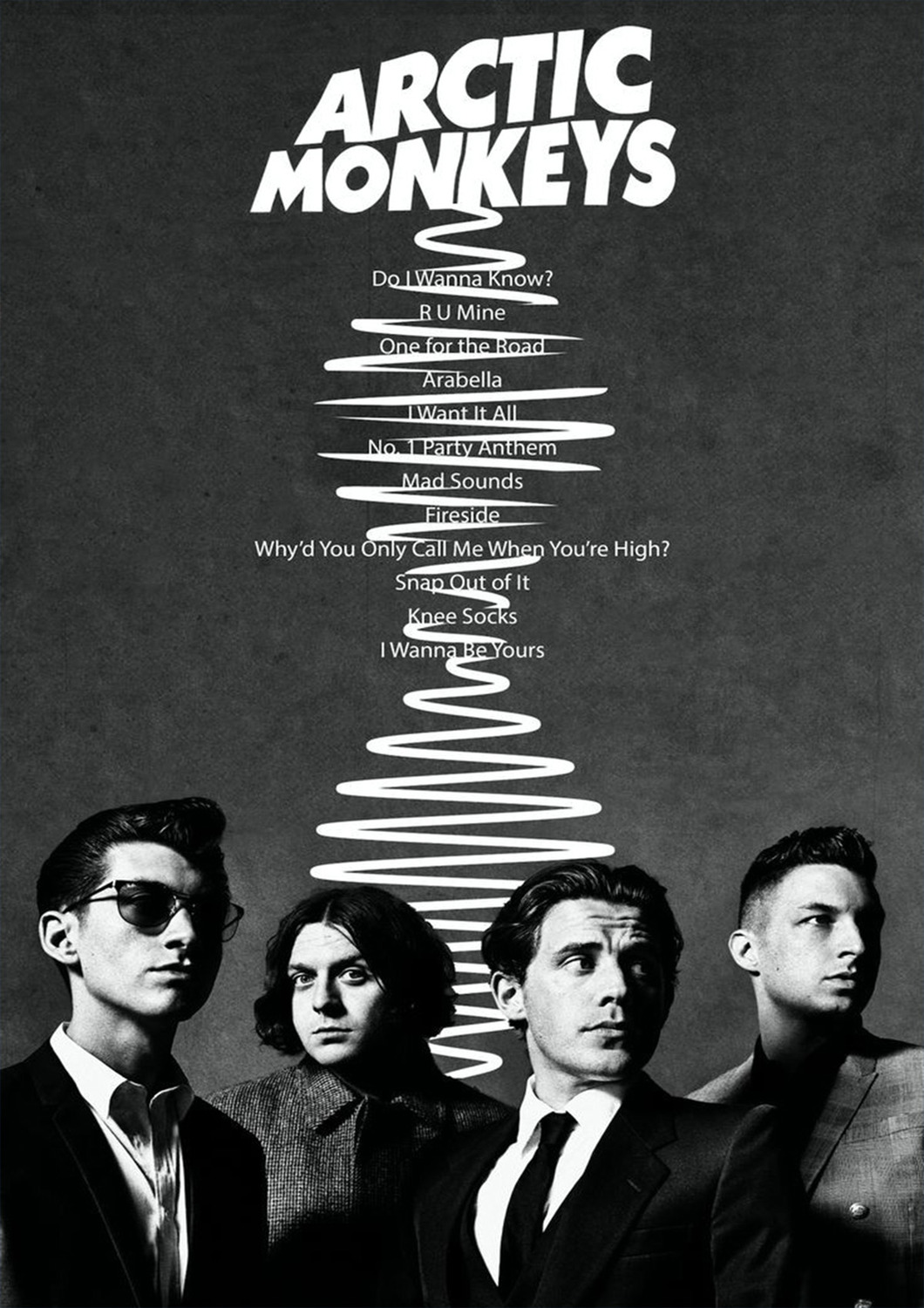 Vintažinis Arctic Monkeys (4) koncerto plakatas – vintažinis koncerto plakatas | Framein