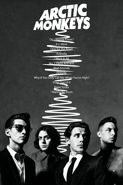 Vintažinis Arctic Monkeys (4) koncerto plakatas – vintažinis koncerto plakatas | Framein