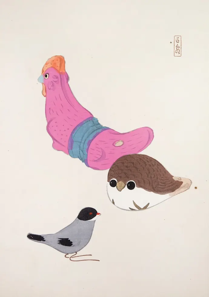 Japoniškas menas Kawasaki Kyosen Japanese Toys Pl.075 (1919) – japoniško meno plakatas | Framein