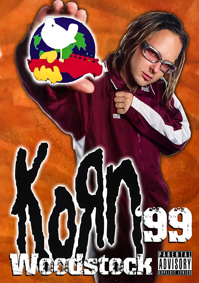 Vintažinis Korn (2) koncerto plakatas – vintažinis koncerto plakatas | Framein