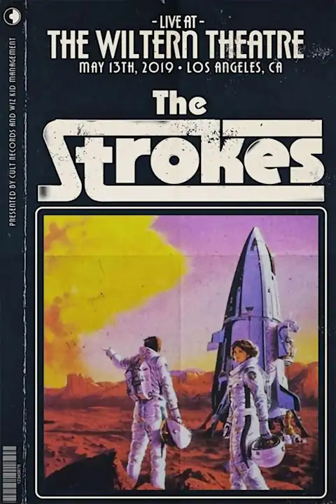 Vintažinis The Strokes (2) koncerto plakatas – vintažinis koncerto plakatas | Framein