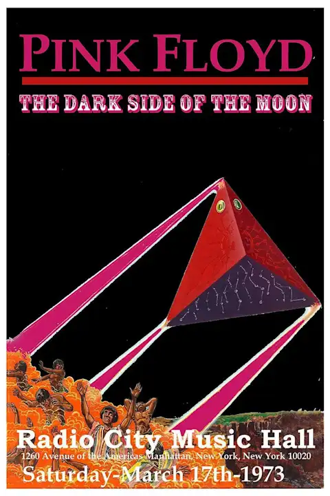 Vintažinis Pink Floyd (9) koncerto plakatas – vintažinis koncerto plakatas | Framein