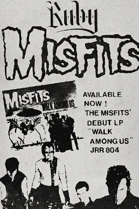 Vintažinis Misfits (2) koncerto plakatas – vintažinis koncerto plakatas | Framein