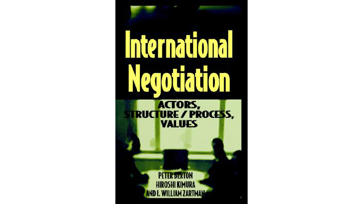 PIN Book | International Negotiation: Actors, Structure/Process, Values | cover