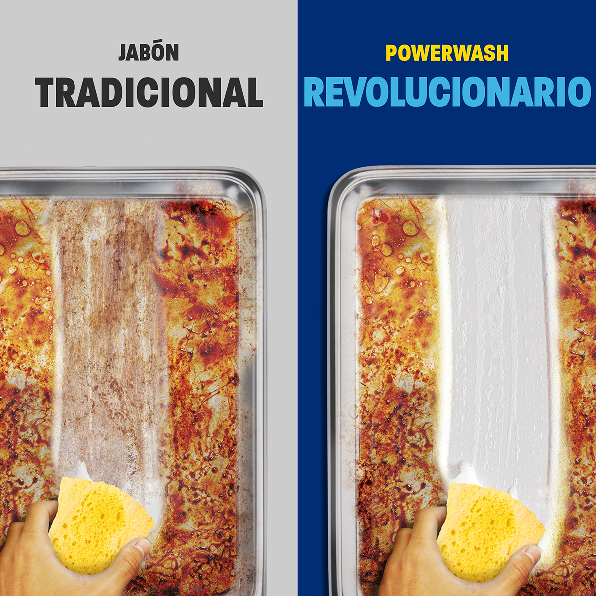 JABÓN TRADICIONAL; POWERWASH REVOLUCIONARIO