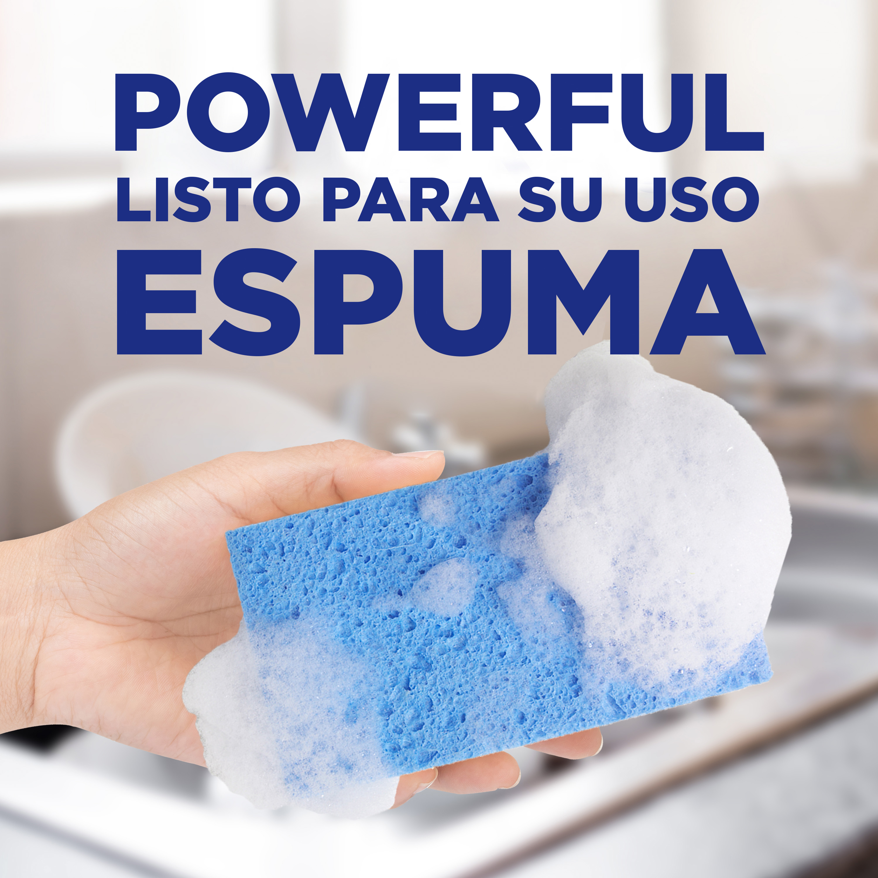 POWERFUL LISTO PARA SU USO ESPUMA