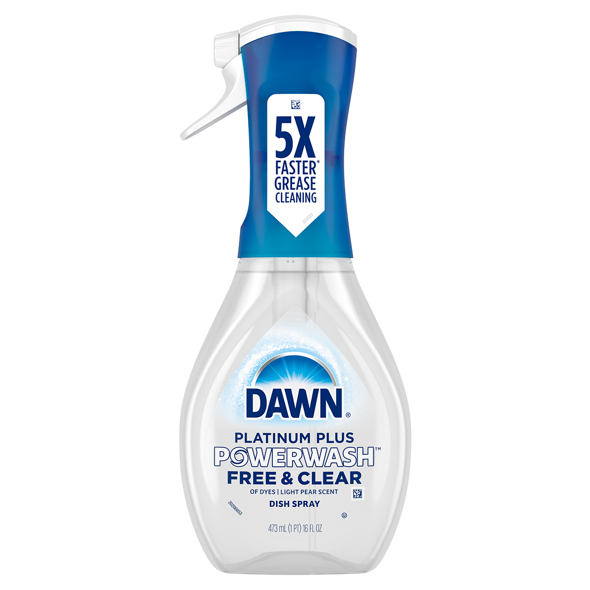Dawn Powerwash Free and Clear Jabón para trastes Dawn