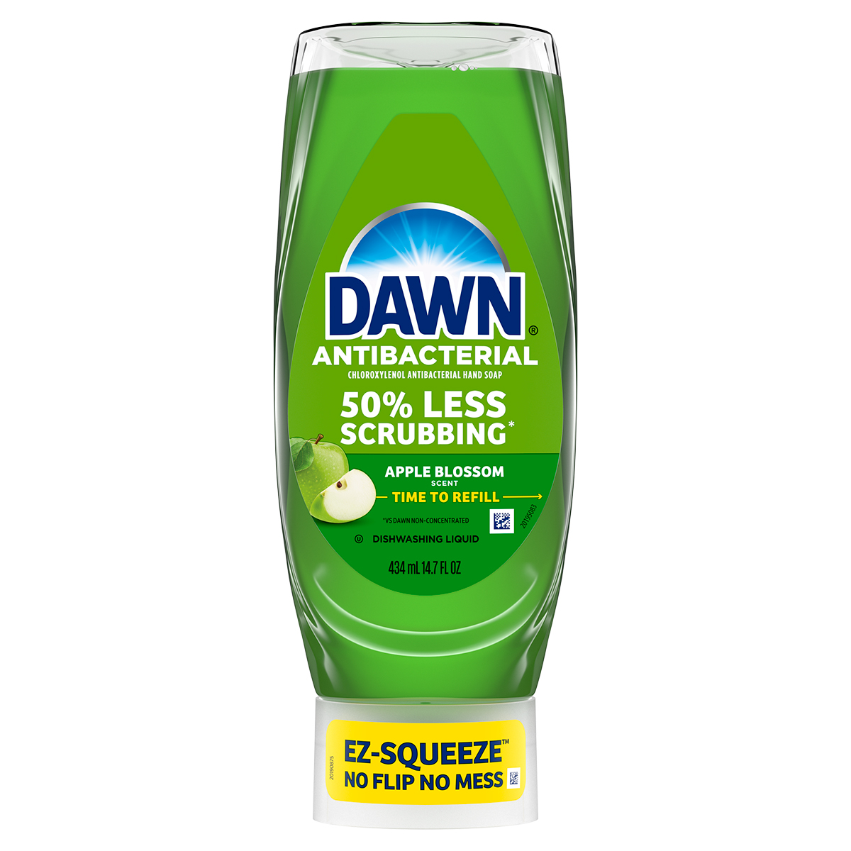 Jabón para trastes Dawn Antibacterial EZ-Squeeze, flores y manzanas