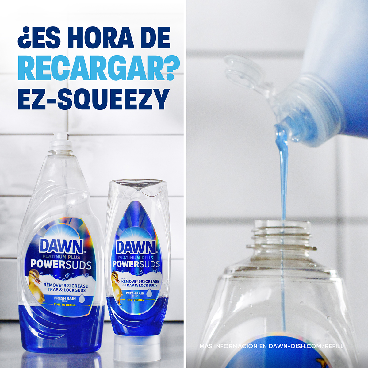 ¿ES HORA DE  RECARGAR? EZ-SQUEEZY