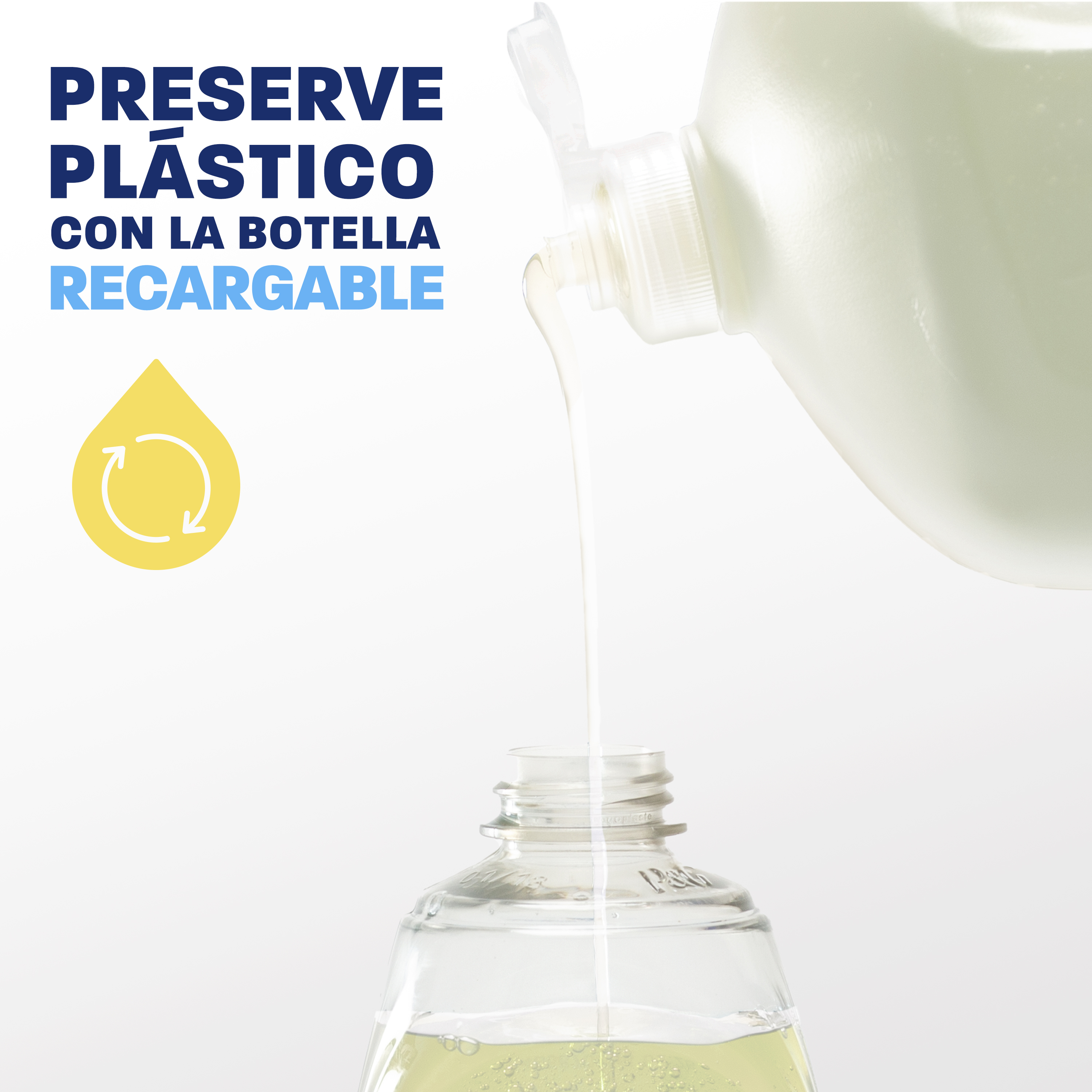 PRESERVE PLÁSTICO CON LA BOTELLA RECARGABLE