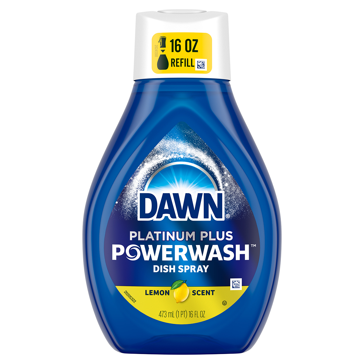 Repuesto para el jabón en spray Dawn Platinum Powerwash, aroma a limón