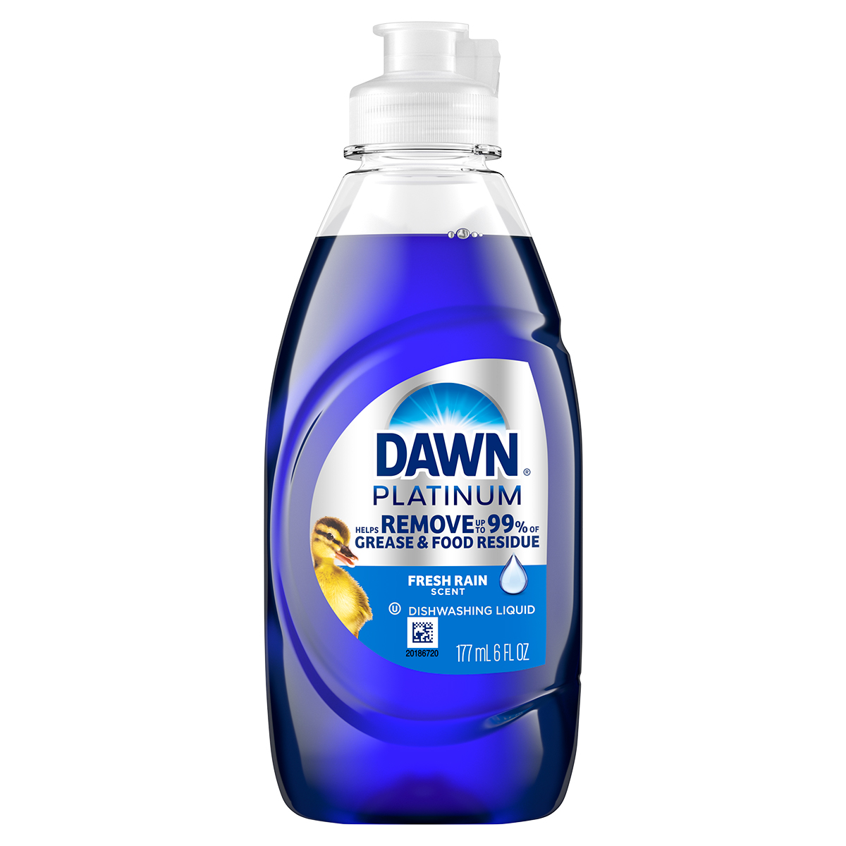 Líquido para trastes Dawn Platinum, Lluvia refrescante 6 Oz