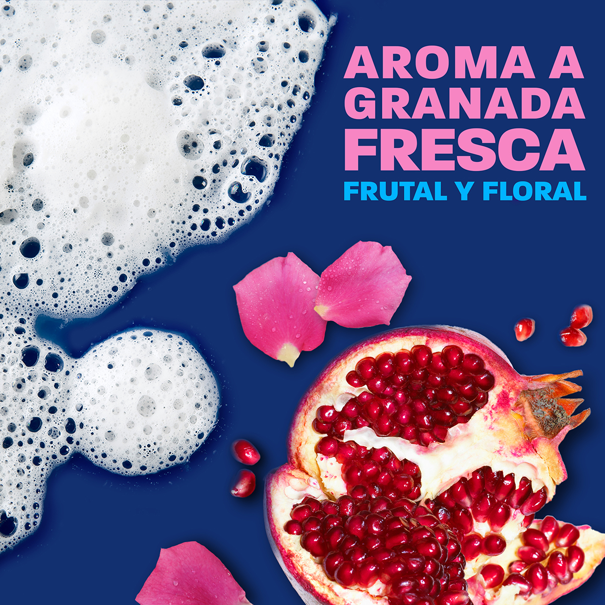 Aroma a granada fesca frutal y floral