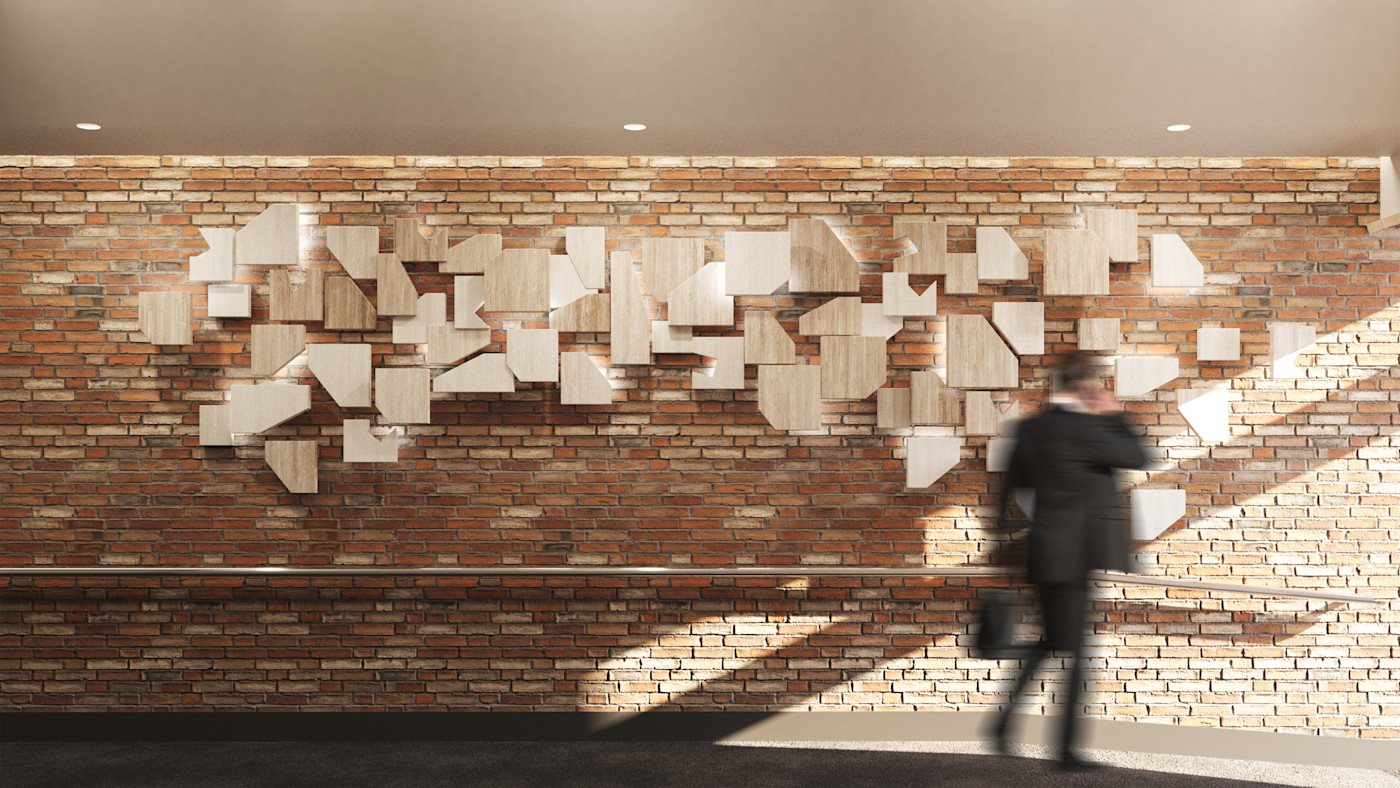 “100 Rooms“ Wall