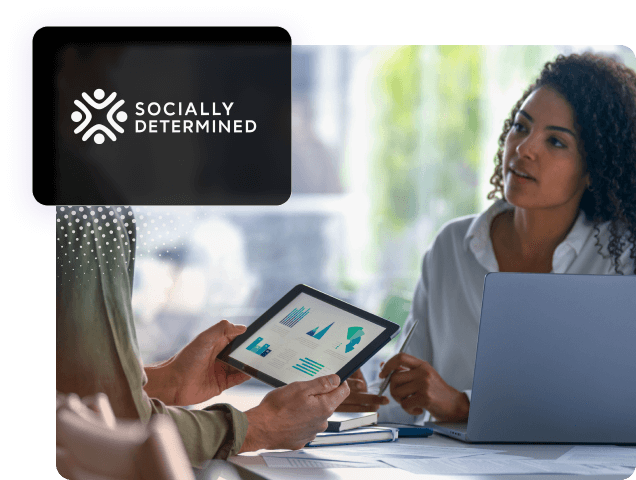 Socially Determined Banner