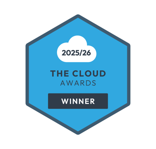 Cloud Awards badge winner