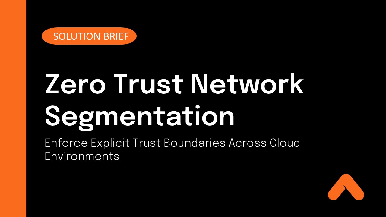 Zero Trust Network Segmentation Resource Card
