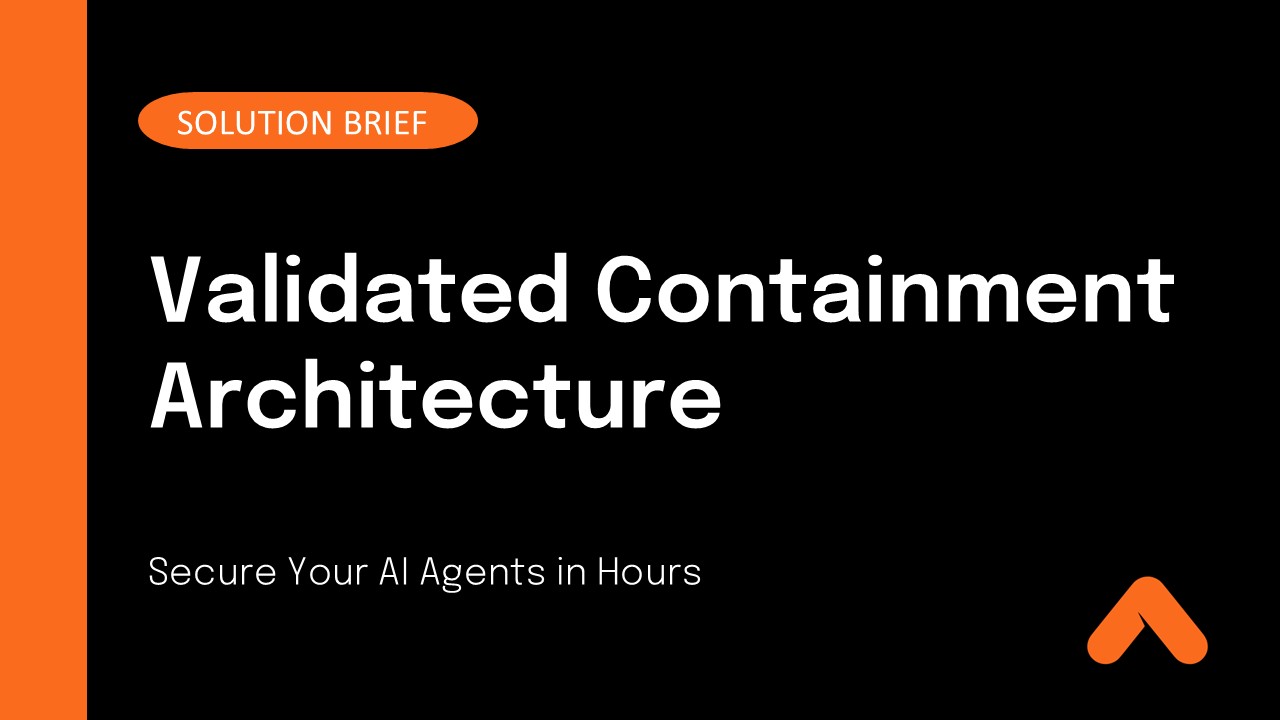 Validated Containment Architecture Solution Brief Resource Card