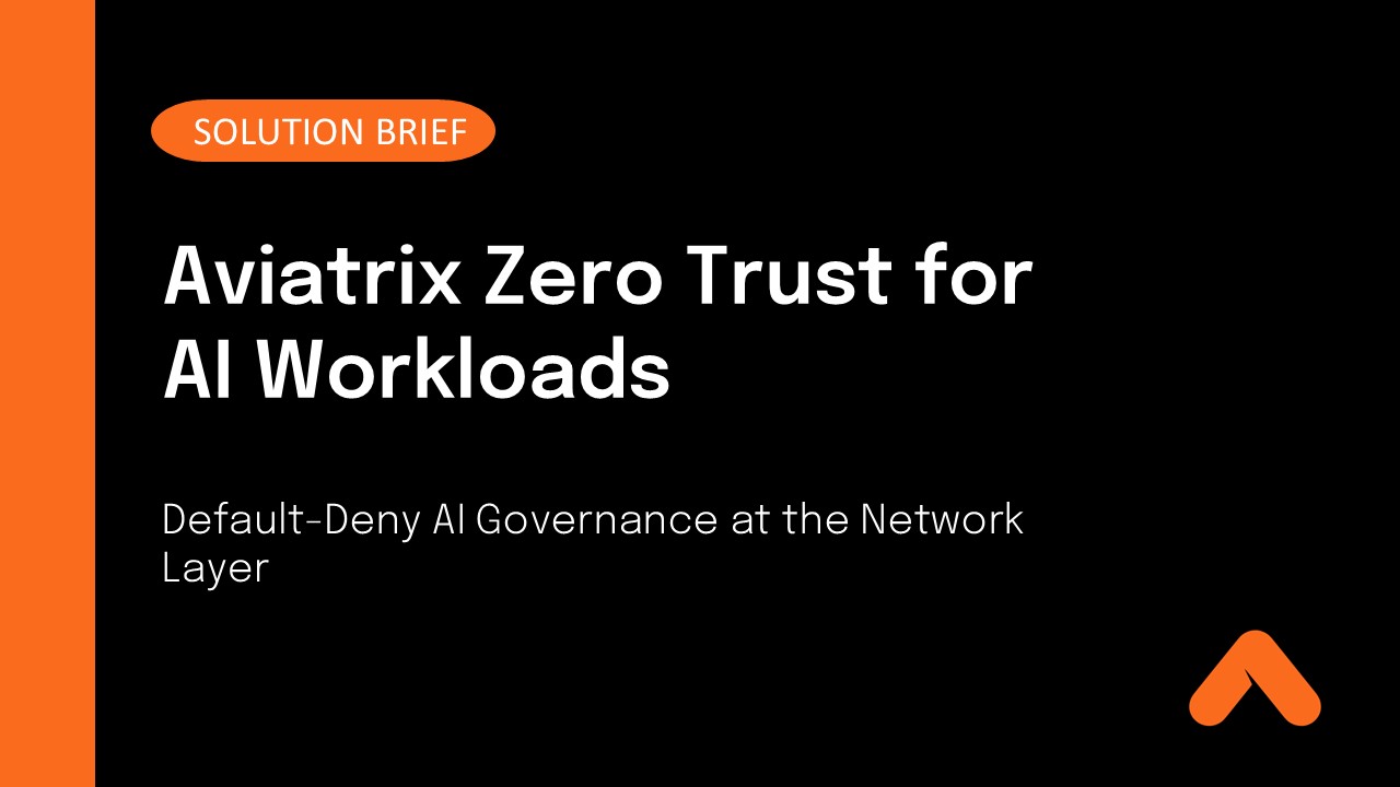 Zero Trust for AI Workloads Resource Card