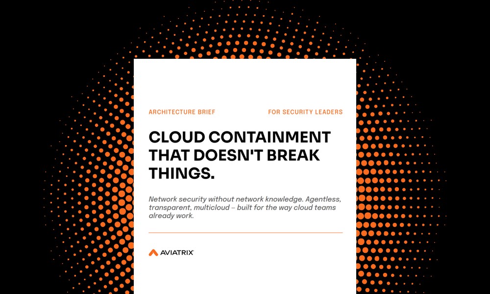 Cloud Containment that Doesn-t Break Things Architecture Brief Resource Card