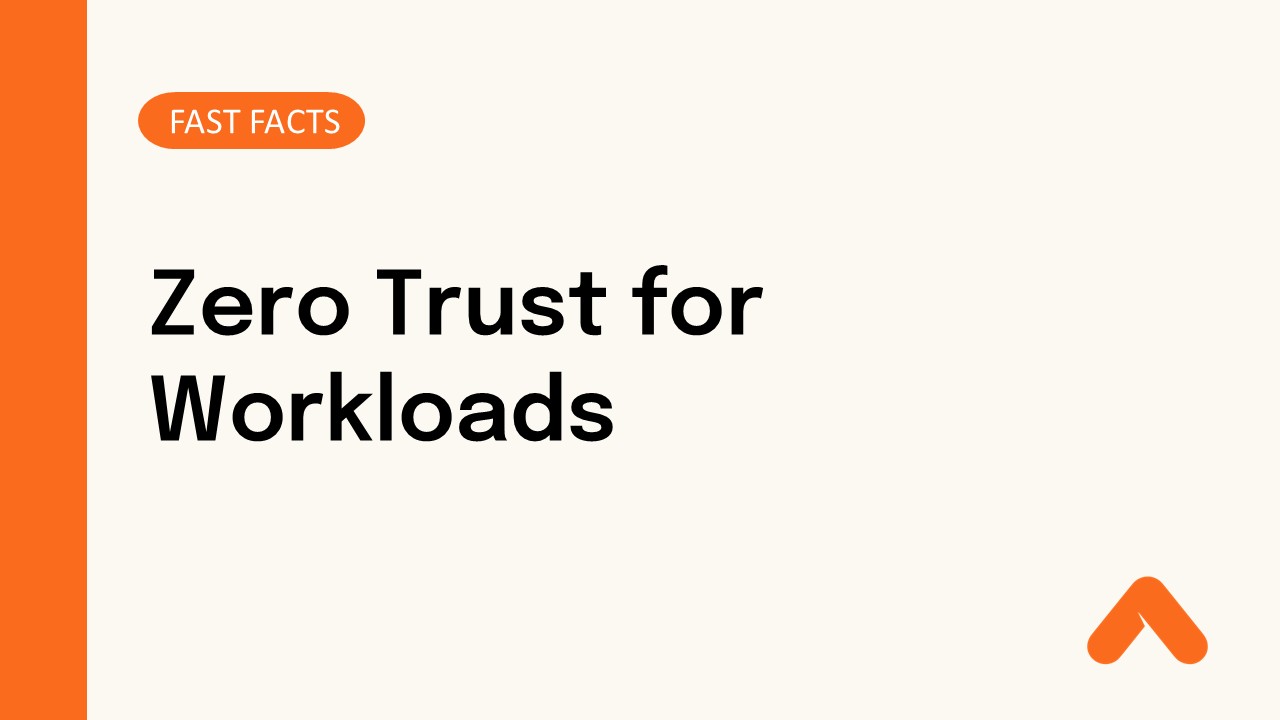 Zero Trust for Workloads Fast Facts