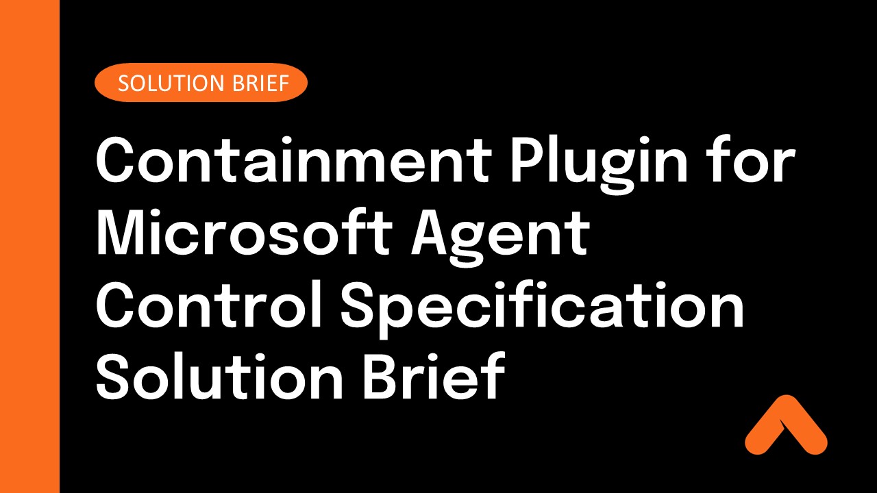 Aviatrix Containment Plugin for Microsoft Agent Control Specification Solution Brief Resource Card