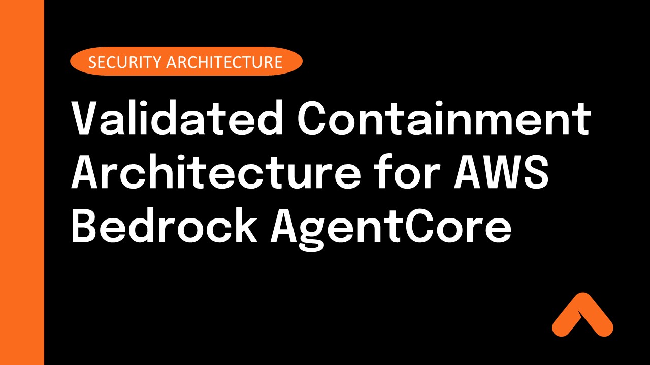 VCA for AWS Bedrock AgentCore Security Architecture Brief Resource Card