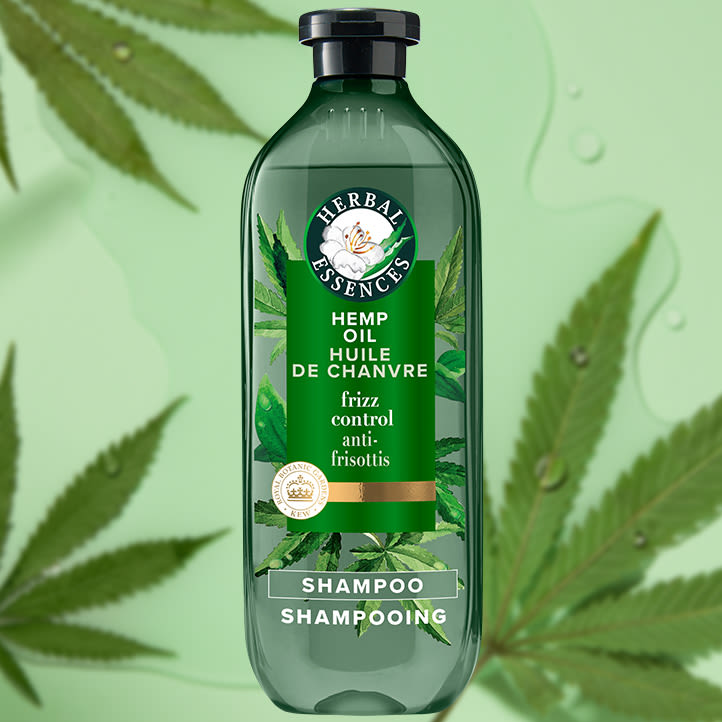 Herbal Essences Hemp oil sulfate free shampoo bottle