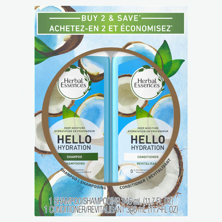 HAYEL G SHAMPOO & HAYEL G ESSENCE　set Herbal Essences Pure: Renew Hair Care Set: 2 x Repair