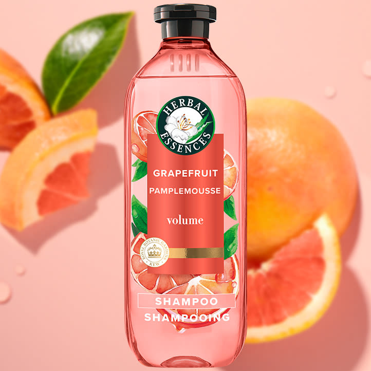 Herbal Essences grapefruit sulfate free shampoo bottle