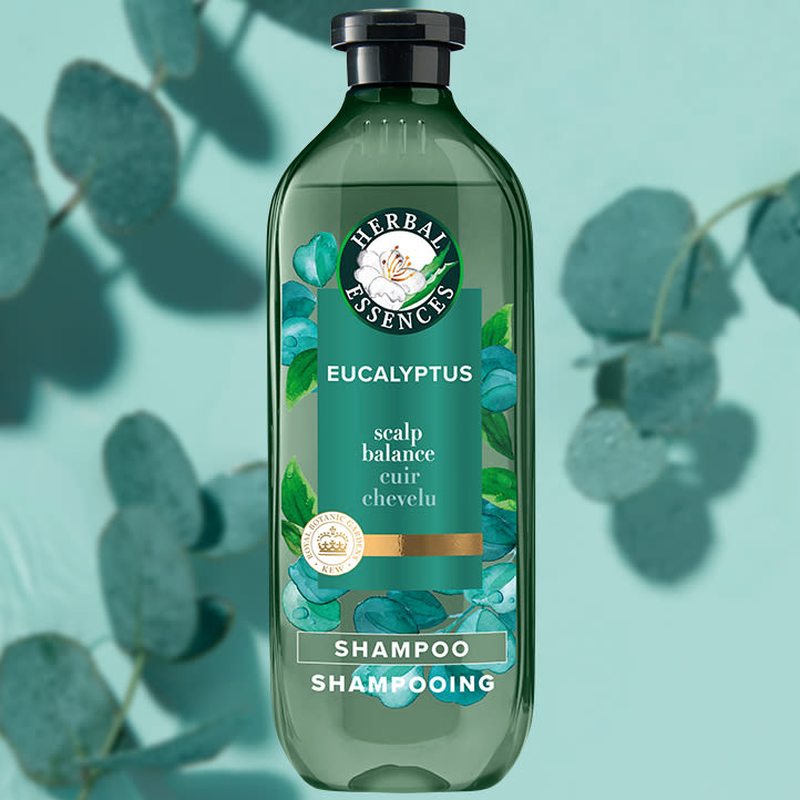 Herbal Essences Eucalyptus sulfate free shampoo bottle 