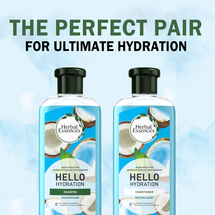 HAYEL G SHAMPOO & HAYEL G ESSENCE　set Herbal Essences Pure: Renew Hair Care Set: 2 x Repair