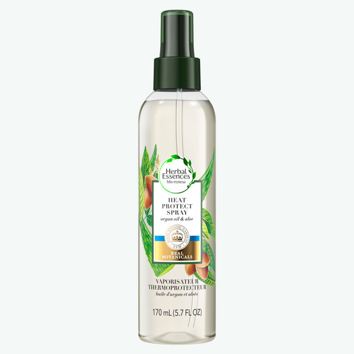 Herbal Essences  Argan Oil and Aloe heat protect spray bottle