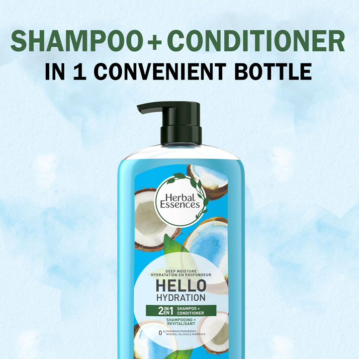 Hello Hydration 2 in 1 Shampoo + Conditioner | Herbal Essences