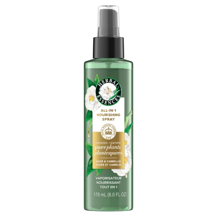 All-in-1 Nourishing Spray, Certified Pure Plants, with Aloe and Camellia Flower Oil