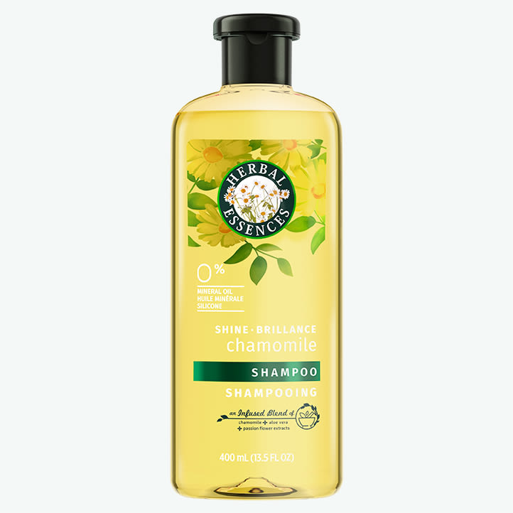 Herbal Essences Chamomile Shampoo Bottle for Shine