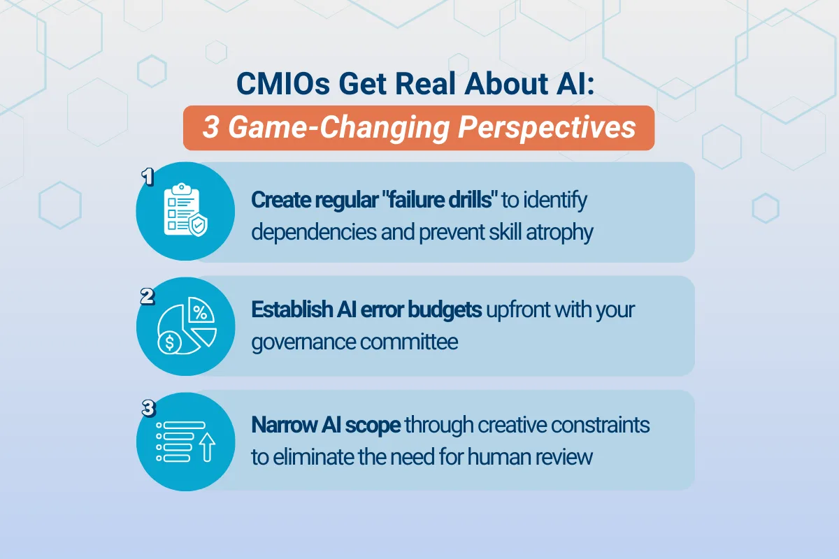 The Pragmatist’s Guide to Healthcare AI: Three Provocative Ideas from Our CMIO Forum