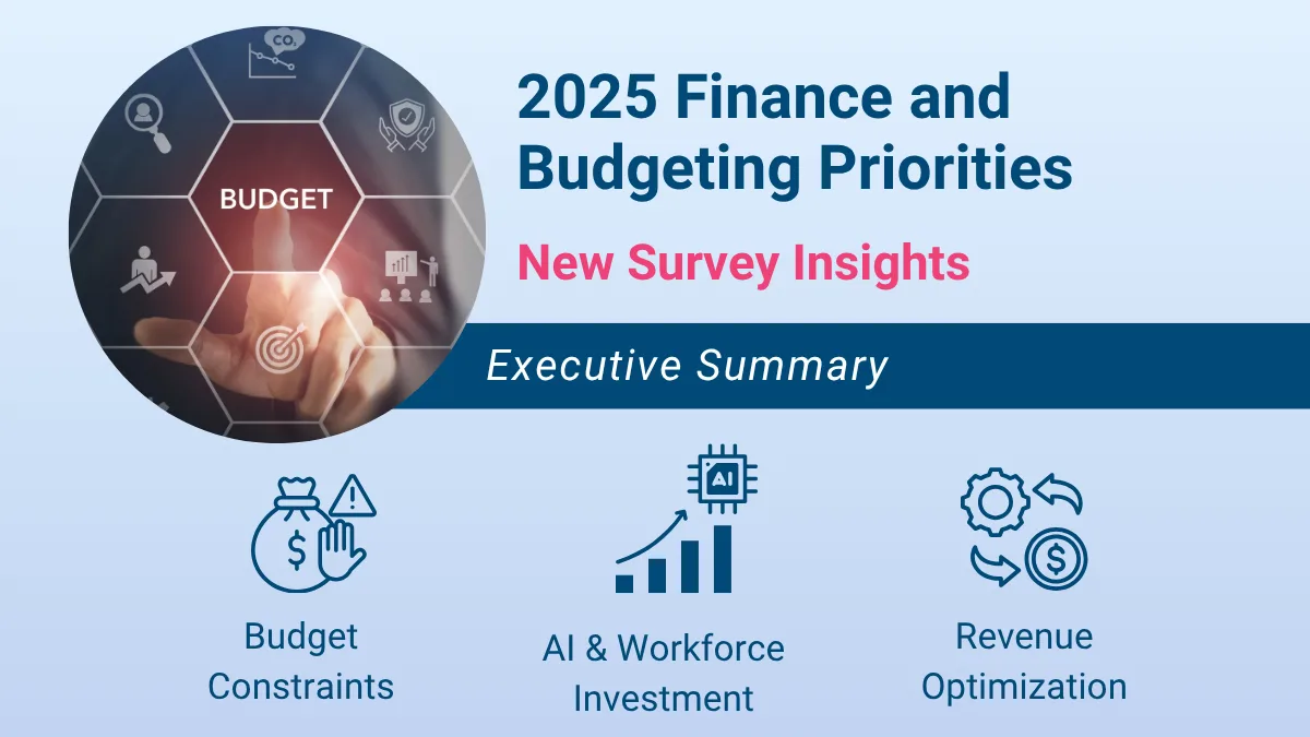 2025 Finance and Budgeting Priorities: New Survey Insights