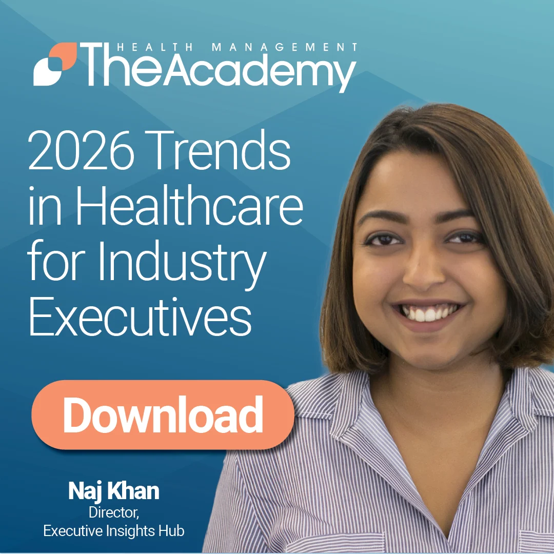 2026 Trends in Healthcare for Industry Executives hero banner