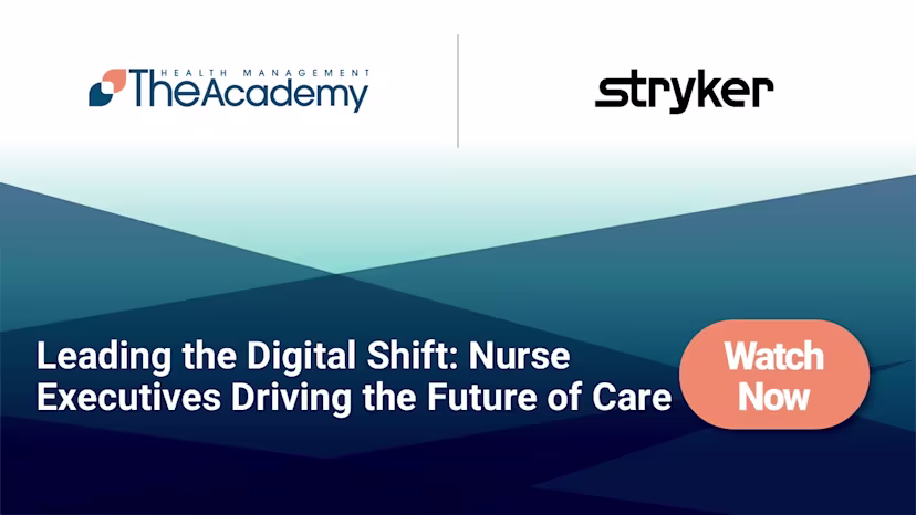 Thumbnail image for Stryker Industry Briefing: "Leading the Digital Shift: Nurse Executives Driving the Future of Care"