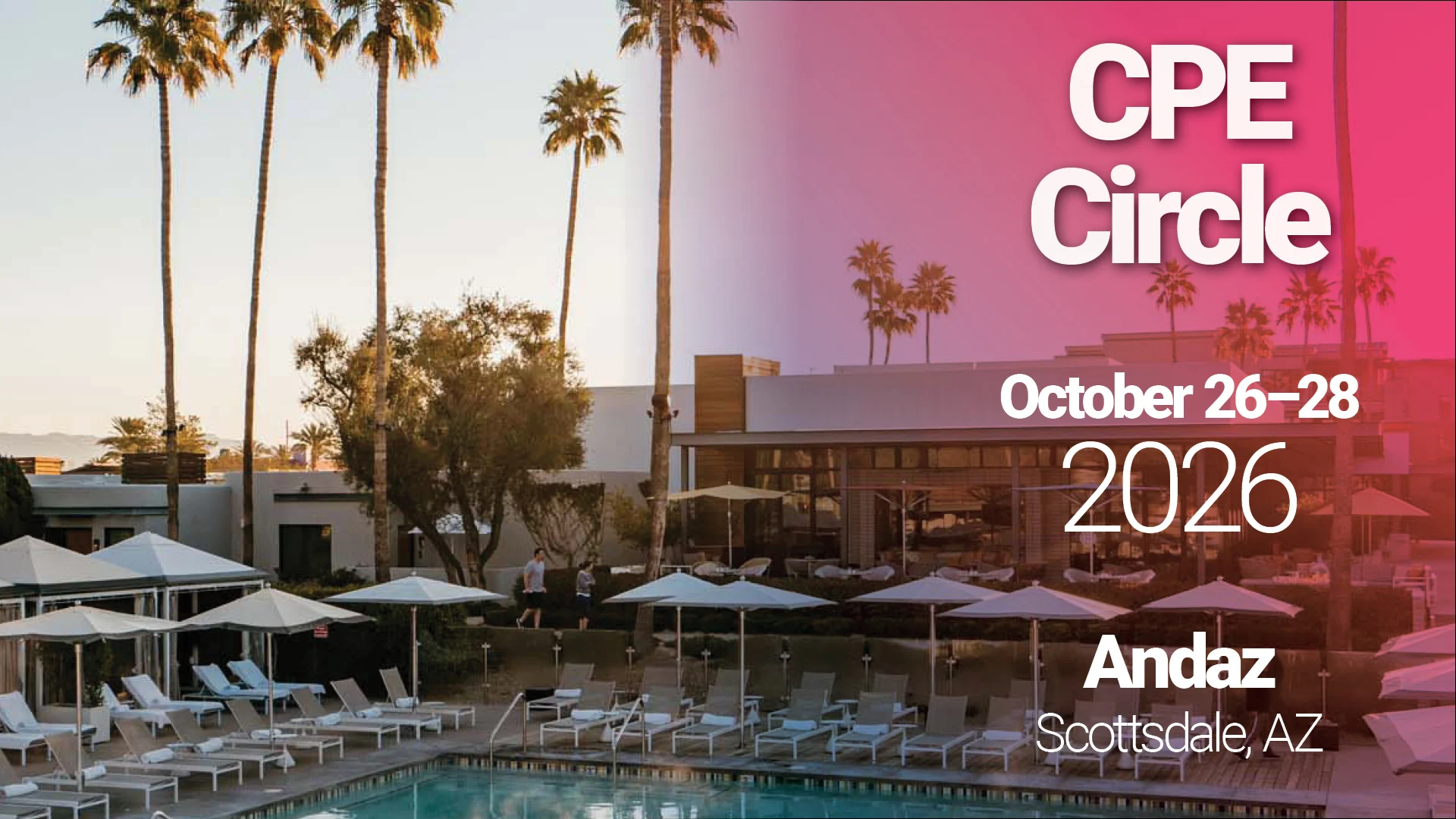 Promotional graphic for the CPE Circle event.