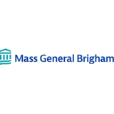 Mass General Brigham industry logo with teal icon and blue text.