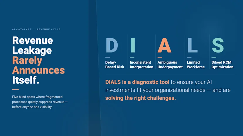 The 'DIALS' Framework for Surfacing Revenue Cycle Blindspots