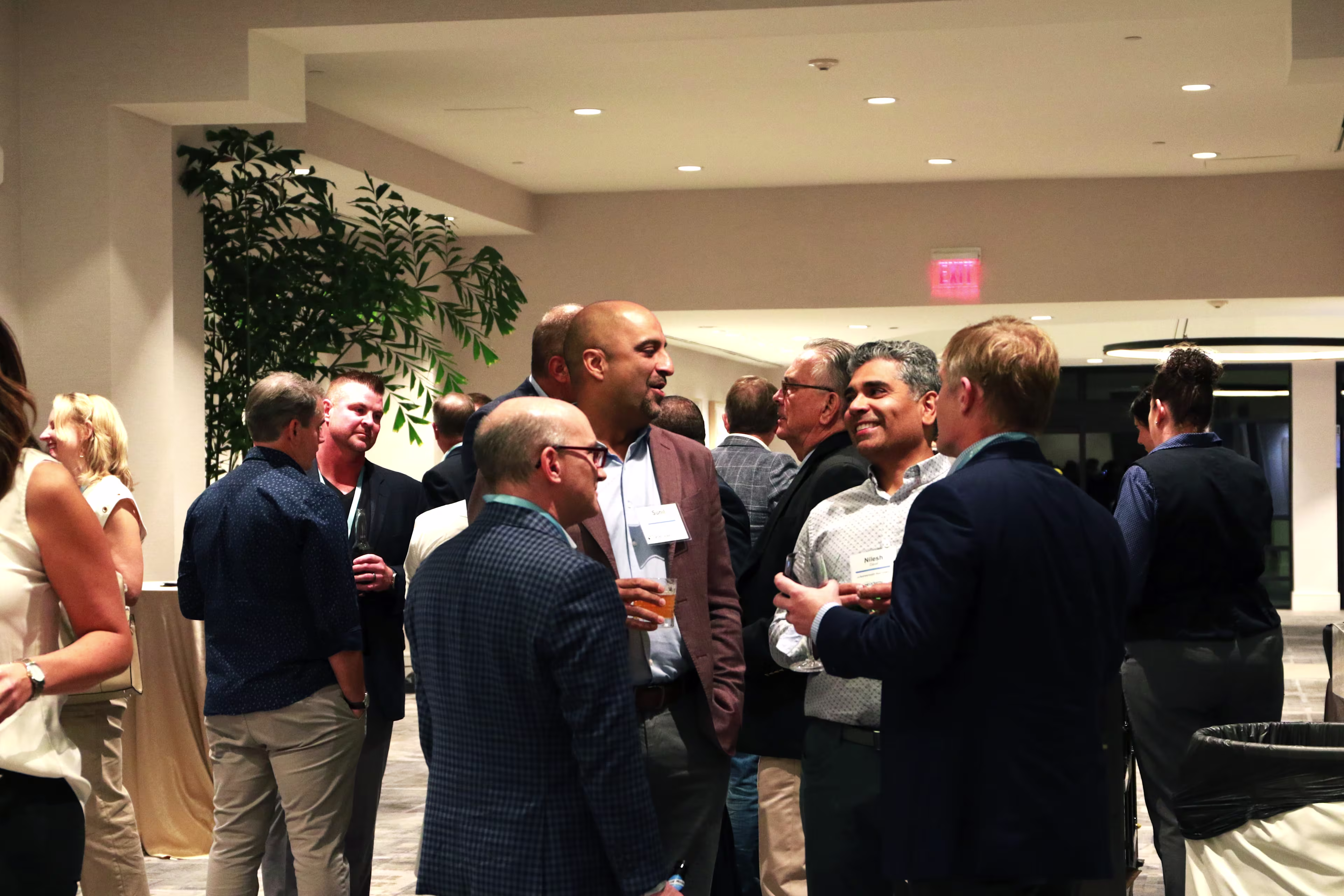 Chief Medical Officers talking at a recent healthcare conference.