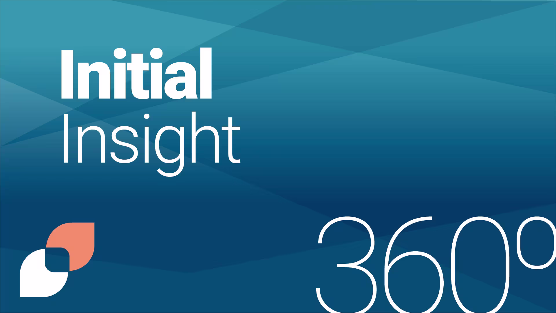 Graphic with a blue gradient background displaying the text “Initial Insight 360°” along with The Health Management Academy logo in the bottom left corner.









