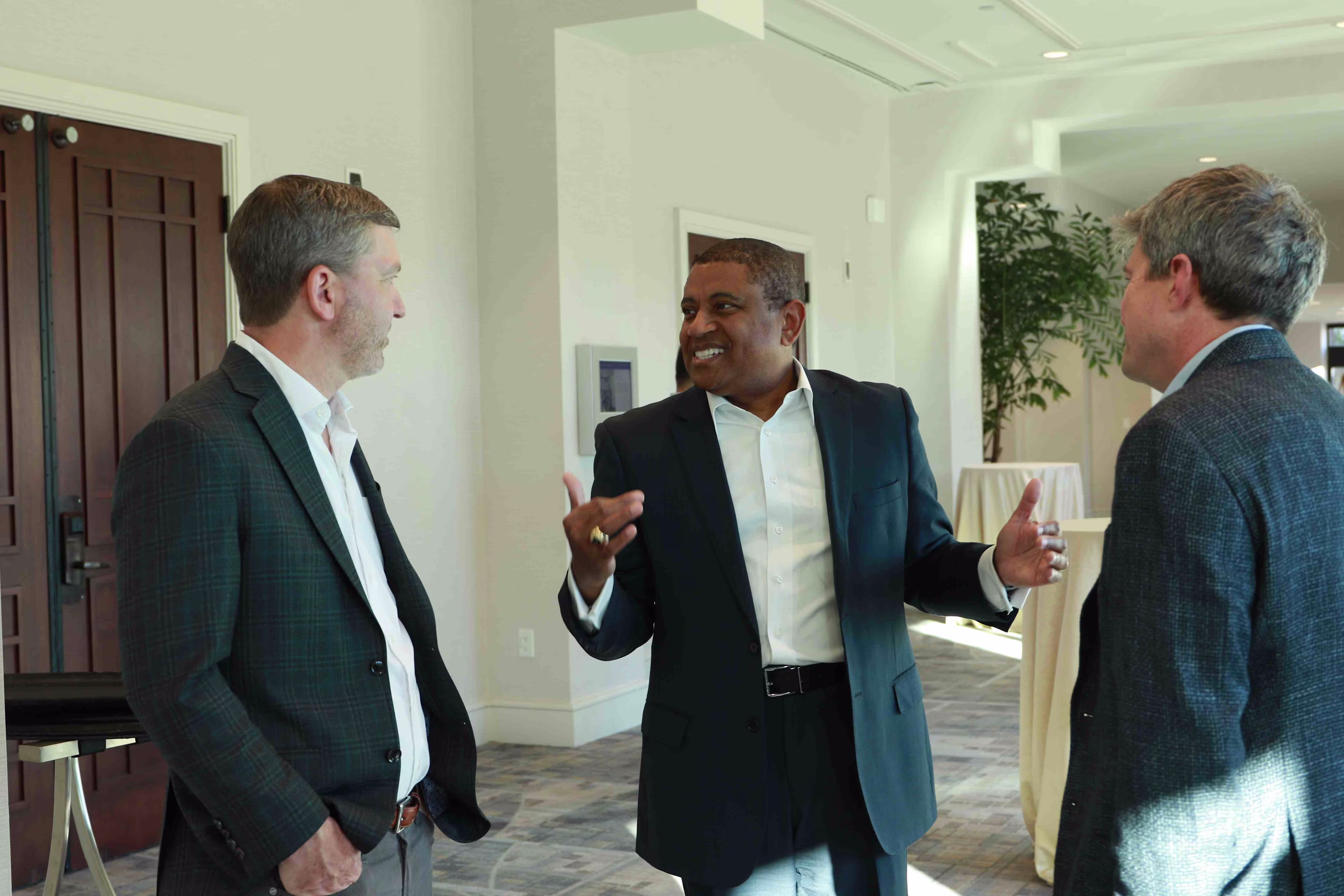 C-level Executives talking at a THMA Healthcare Population Health Conference