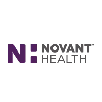 Novant Health health system logo with a bold purple "N" and two vertical squares, followed by the words "Novant Health" in gray text.