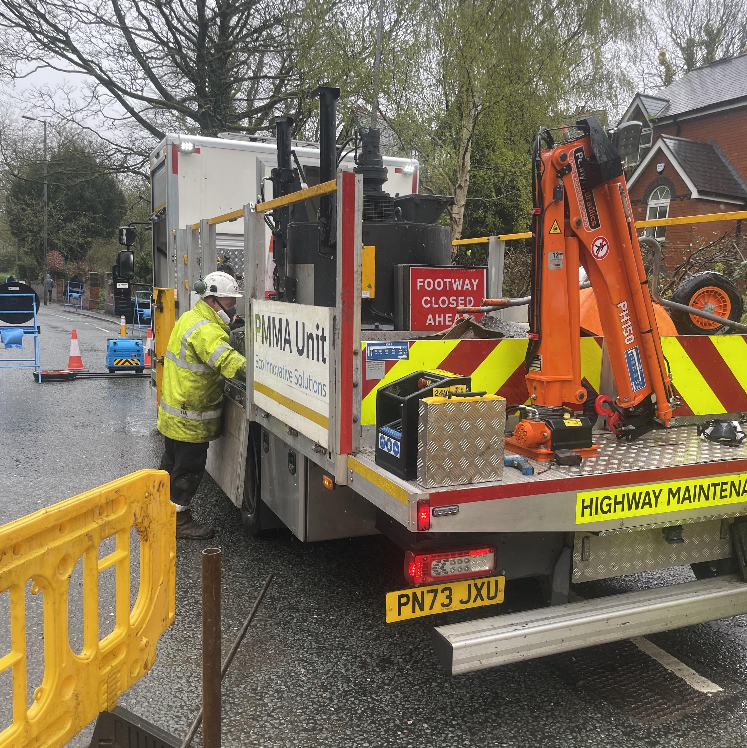 Worn Tyres Get Lanes To Grips With Inspection Chamber Repairs